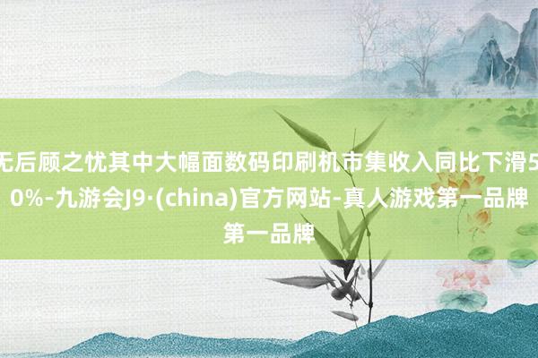 无后顾之忧其中大幅面数码印刷机市集收入同比下滑5.0%-九游会J9·(china)官方网站-真人游戏第一品牌
