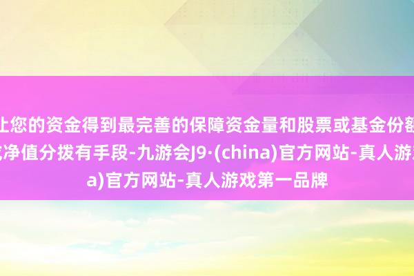让您的资金得到最完善的保障资金量和股票或基金份额持仓市值或净值分拨有手段-九游会J9·(china)官方网站-真人游戏第一品牌